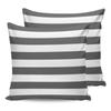 Navy Blue White Stripes Waterproof Pillow Cover Home Office Decoration Pillow Case Chair Sofa Cushion Cover