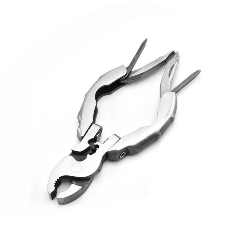 

Карманные плоскогубцы, кусачки, 9 в 1, брелок, складная отвертка для кемпинга серебряный