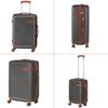 3-Piece ABS Hardshell Luggage Set - Durable Suitcases w/Double Spinner Wheels & TSA Lock, Lightweight Travel Luggage Carry-On