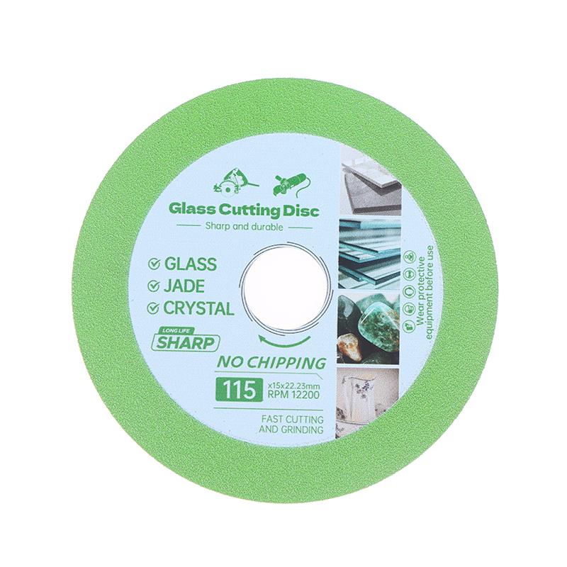 

1 шт. 100/115/125 мм Ультратонкий пильний диск Алмазний Нефрит Пляшка вина Кераміка Полірування Кутова шліфувальна машина Склорізний диск 115*20.23MM