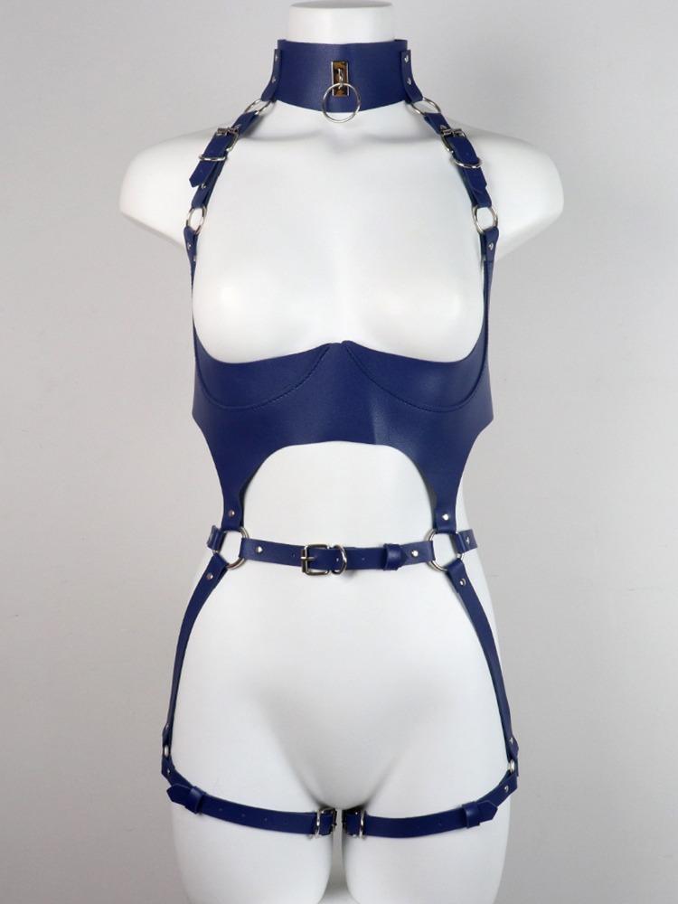 Sex Toys for Women Flirting Adjustable Erotic Handcuffs Neck Ankle Bondage Harness Open  Adult Couple Slave Restraints