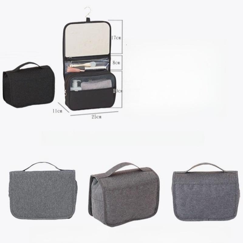 1pcs Travel Organizer Bag Large Capacity Waterproof Foldable Cosmetic Bag Dry Wet Separation Toiletry Storage Bag