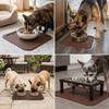 Tilt Proof Structure Pet Bowl Mat All-Weather Adaptable Non Slip Food Mat  Indoor Floor Use
