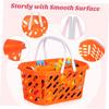 OUNONA 2-Pack Kids Shopping Baskets, Toy Storage Baskets, ABS Material, with Handles, Grocery Baskets, Storage Boxes for Bathrooms and Kids' Rooms,