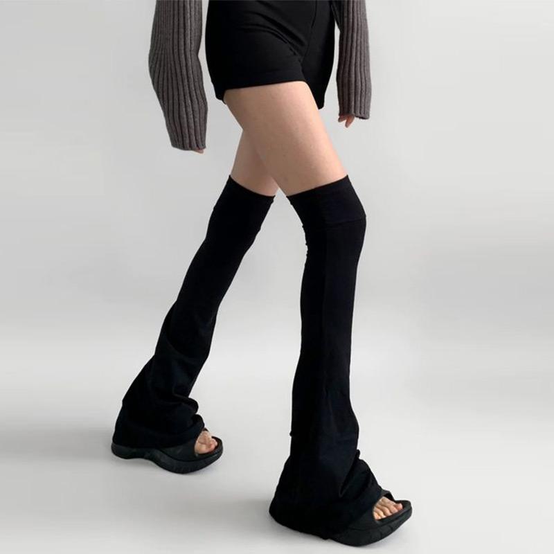 Calze a coscia Y2K Elasticità Dimagranti Ginocchiere Stile Giapponese Femboy Piccante Sopra il ginocchio Polsini a forma di corno Accessori Sexy