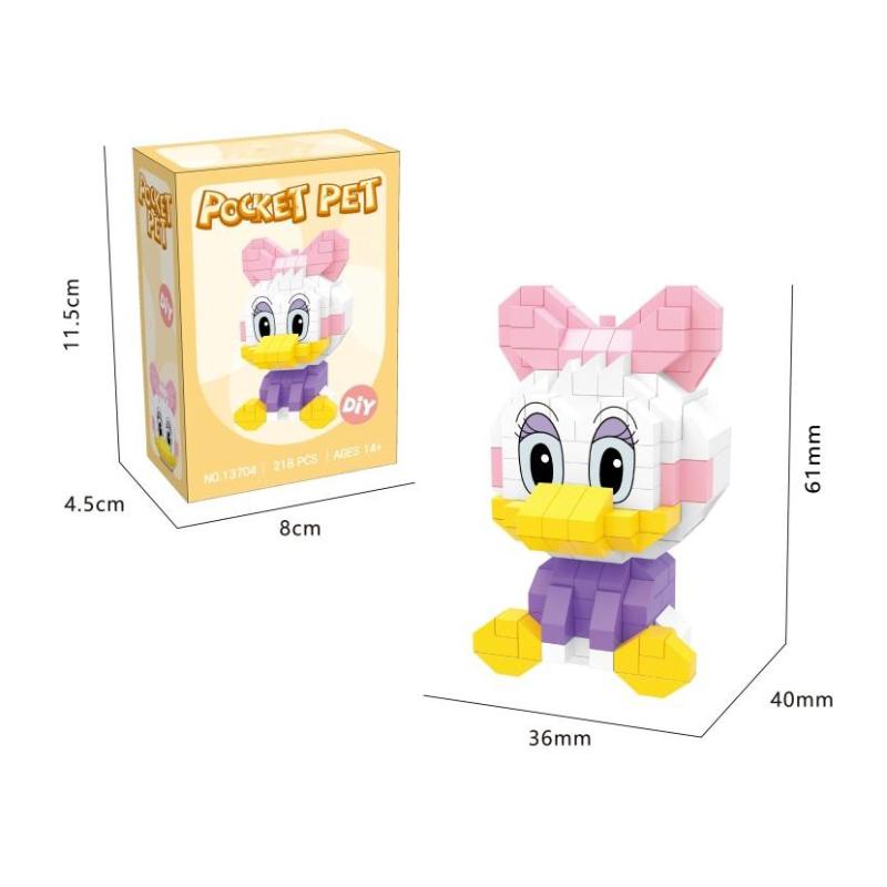 S Giocattoli Cartoni Animati Action Figure Blocchi da Costruzione Sanrio Kuromi Stitch Figure Anime Micro Blocchi Giocattoli Educativi per Bambini