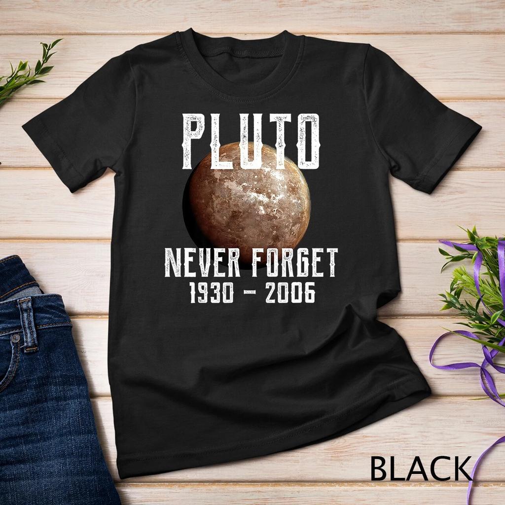 Vintage Pluto Never Forget Graphic - Funny Space Science Unisex T-shirt