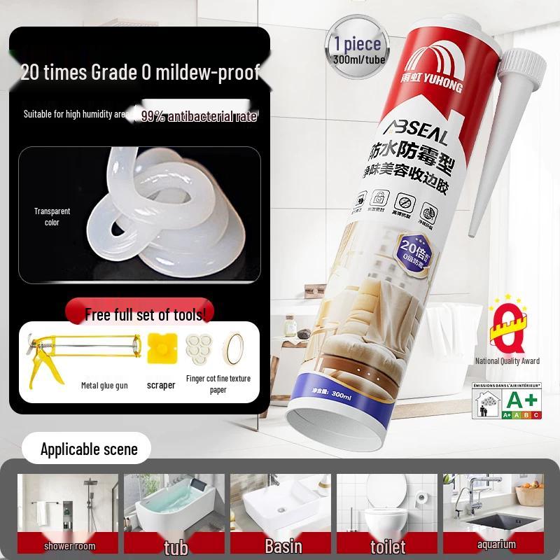 Yuhong Silicone Kitchen & Bathroom Waterproof Mildew-Proof Sealant for Countertops and Basins
