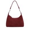 Large Capacity Tote Bag Women's Leather New Matte Cowhide Shoulder Bag Simple Commuter Armpit Bag