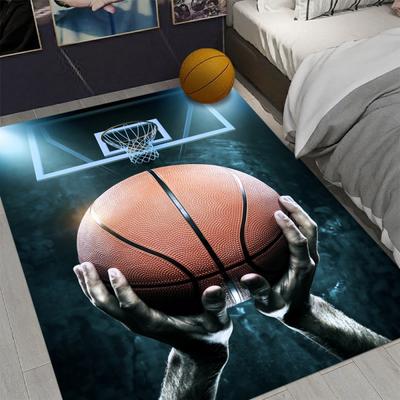 3D Basketbolldröm Konsttryck Områdesmattor Halkfri Golvmatta Vardagsrum Sovrum Matta Hem Lekrum Dekorativ Matta