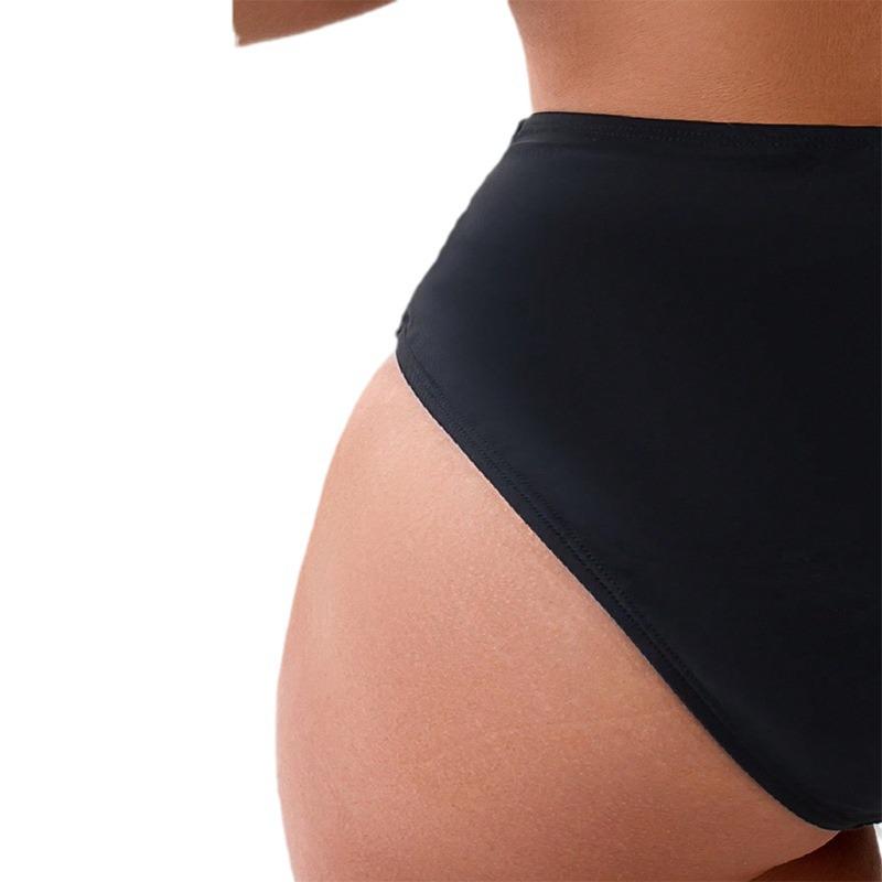 2025 European & American Solid Color Triangle Bikini Swim Briefs - Women's Sexy Beach Swimwear