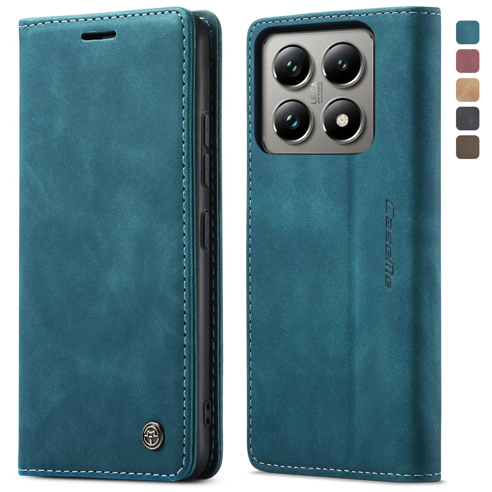 

Чехол для Xiaomi 13 14T Pro POCO X6 Redmi Note 13 K40 4G 5G кожаный держатель для карт с подставкой карманный держатель откидная магнитная подставка откидная полная крышка телефона Redmi K40