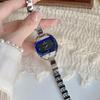 Minimalist Octagonal Rhinestone Dial Ladies Quartz Watch Thin Metal Bangle Elegant Daily Wrist Watch