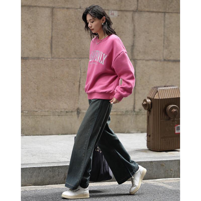 Demana Plush-Lined Embroidered Women's Sweatshirt