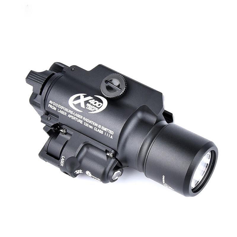 X400 Tactical LED Flashlight with Laser Sight