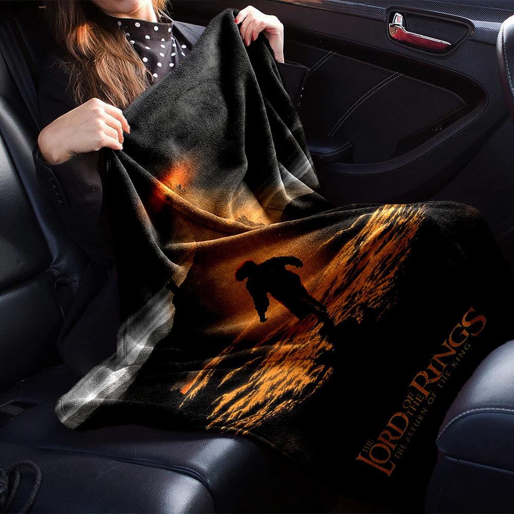 1pc The Return of the King Lord of the Rings Flannel Blanket Soft Warm Throw for Home, Office, Travel, All-Season Cozy Bedding GiftL1208