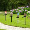 Solar Fairy-Tale Mushroom Cottage Garden Light Waterproof LED Outdoor Lawn Lamp Decorative Lamp for Yard Patio Lawn Flower Bed