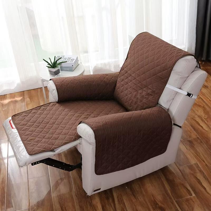 1 Seater Recliner Sofa Cover Pet Dog Kid Mat Armchair Furniture Protector Washable Anti-Slip Recliner Chair Cover For New