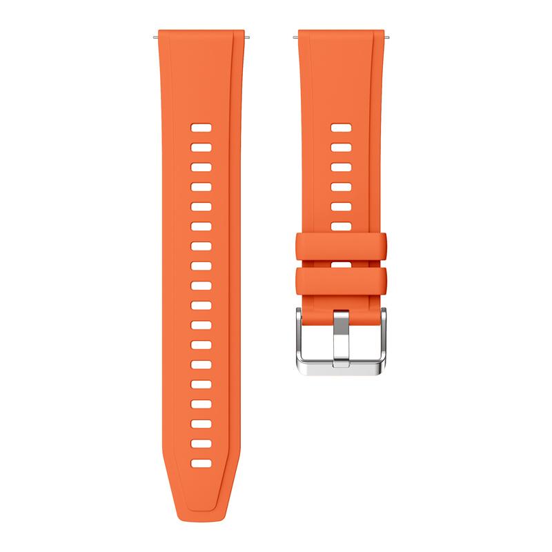 22mm Silicone Straps For Huawei Watch GT5 46 Watchband With Same Color Buckle Strap For Huawei Watch GT5 Pro 46mm