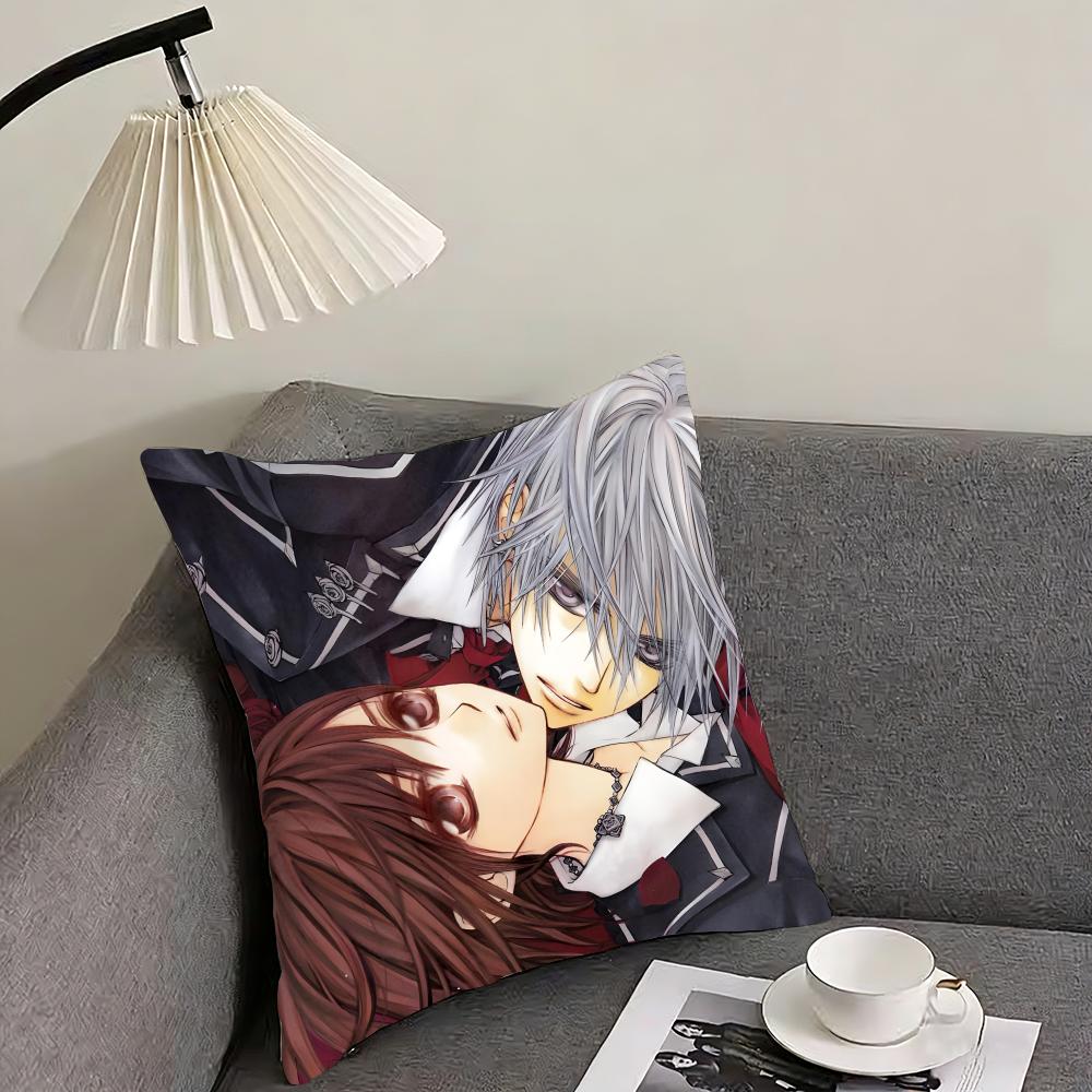 V-Vampire K-Knight Korean Comics Cushion Cover Pillowcase Ultra Soft Skin Friendly Fabric Cloud Like Comfort & Concealed Zipper