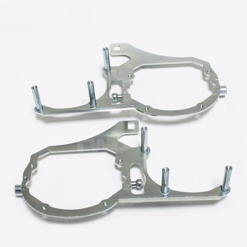 Quad Lens Headlight Modification Bracket Hella 5 Mount Compatible with 2011 2013 BMW X3 High Quality Car Accessories