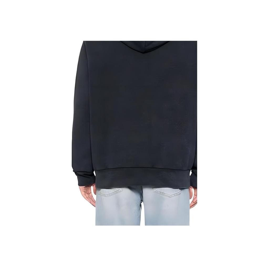 Polo Ralph Lauren Solid Color Hooded Fitted Long Sleeve Sweatshirt Men Sweatshirt Black 710916690-025