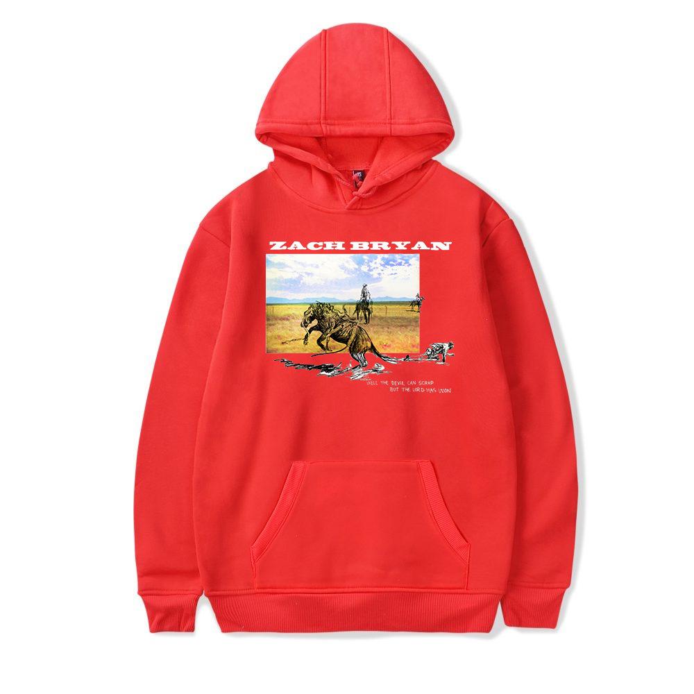 Zach Bryan Album Merch Hoodies Casual Style Printed