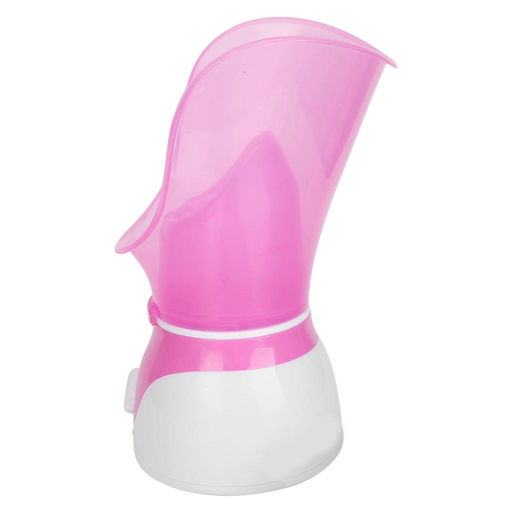 2 In 1 Face Steamer Cleansing Pores Heating Hydrating Mist Moisturizing Facial Steamer for Home Pink 110‑240V US Plug