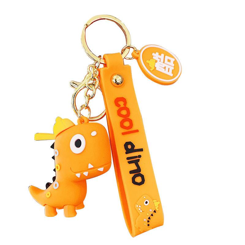Adorable Dinosaur Keychain Cute Couples Car Key Holder Bag Charm Key Accessory