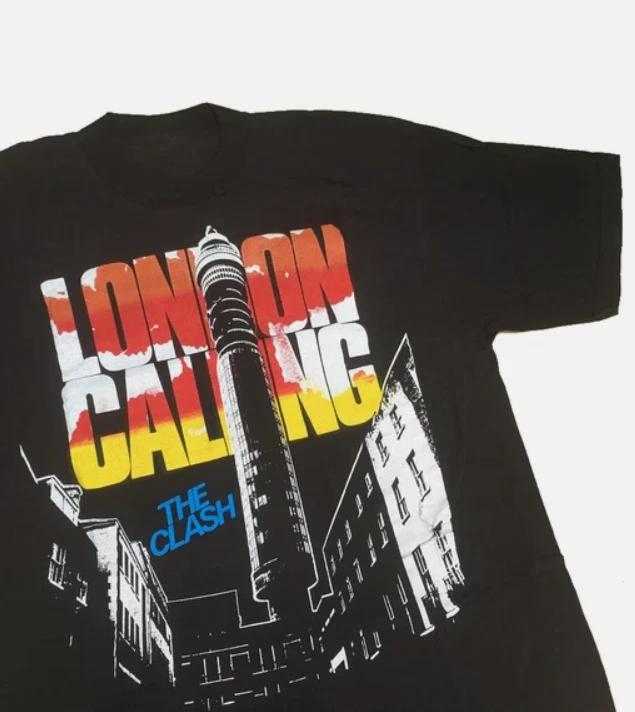 

Hot Trend 80s THE CLASH London Calling T-shirt Unisex M