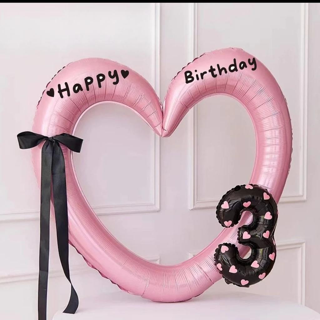 Hollow Out Love Heart Balloon Birthday Party Decoration Cute Love Ballons Baby Shower Wedding Party Gifts Party Balloon Ornament