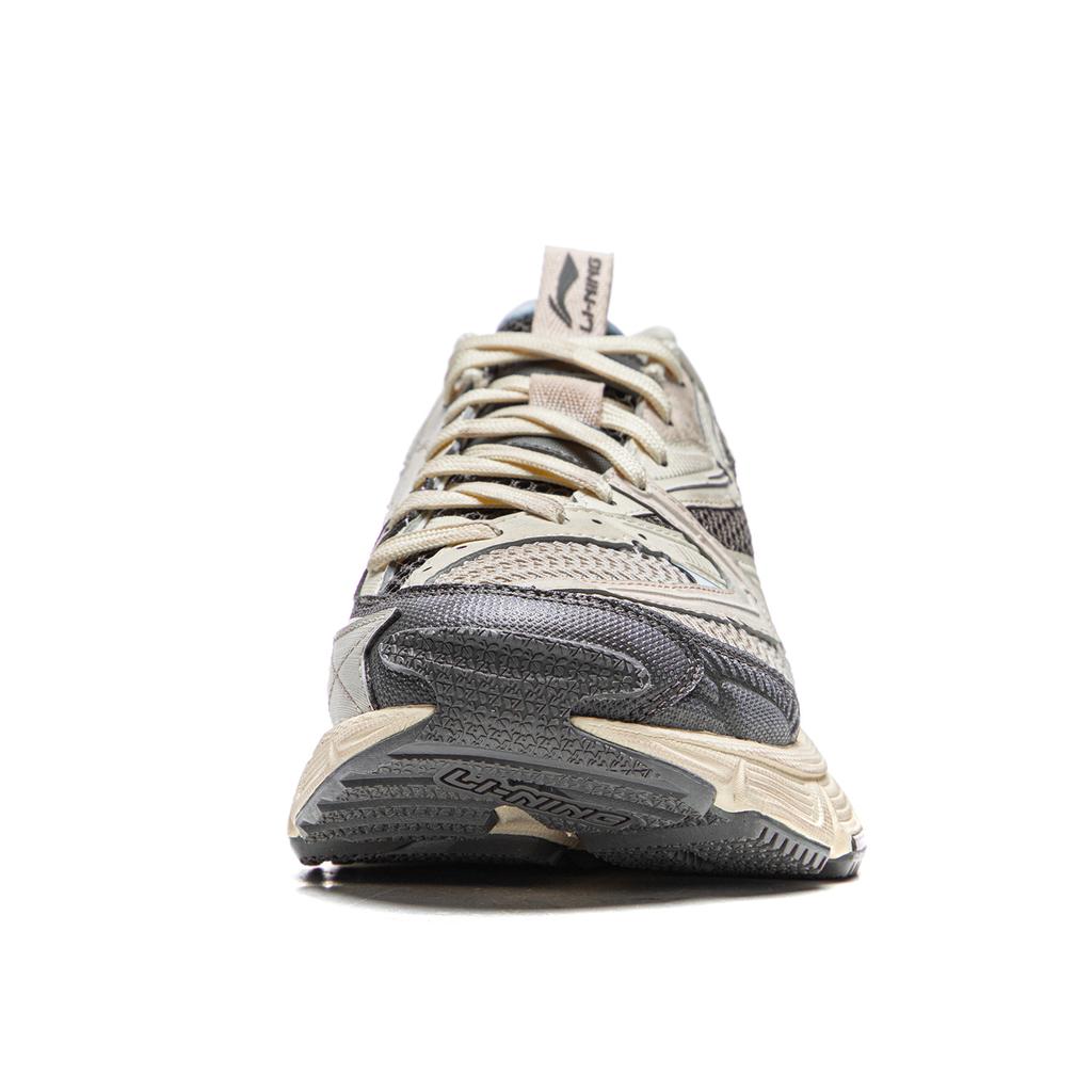 Li Ning Xingji Cushioning Abrasion Resistant Breathable Low Top Chunky Sneakers Women's Gray AGCW088-4