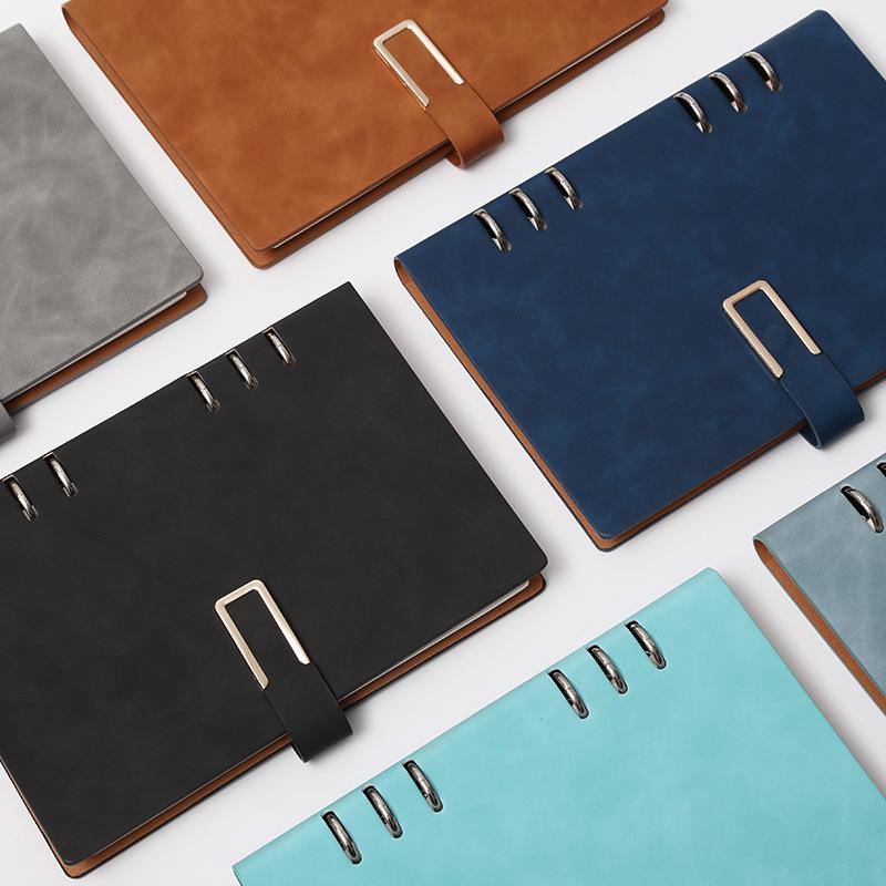 A5/B5 Loose-leaf Notepad: Business Meeting Notebook with Detachable Pages and Custom Logo Printing