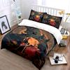 Anime Character and Armor Design Bedding Set Bedding Set (1 Duvet Cover, 2 Pillowcases, Duvet Not Included)