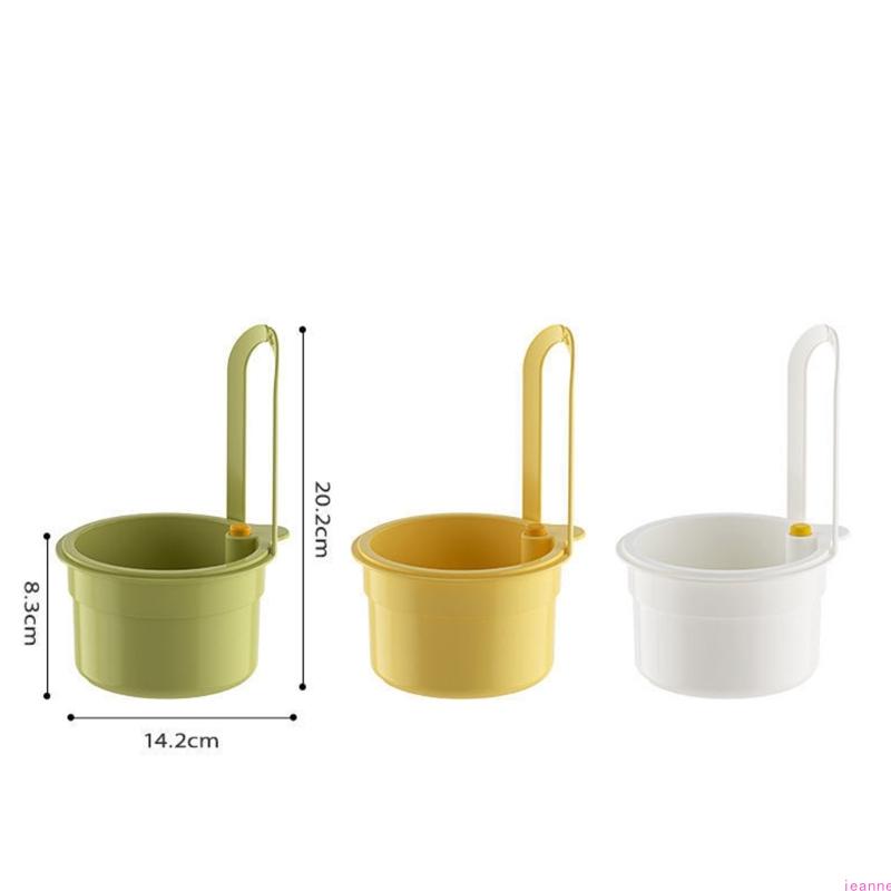 Plastic Sink Drain Strainer Basket, Adjustable Hanging Sink Strainer Colander Drain Basket for Filter Kitchen Waste