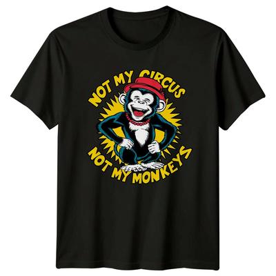 Není to můj cirkus, nejsou to moji opice Sarcastic Monkey Grafické tričko Unisex tričko