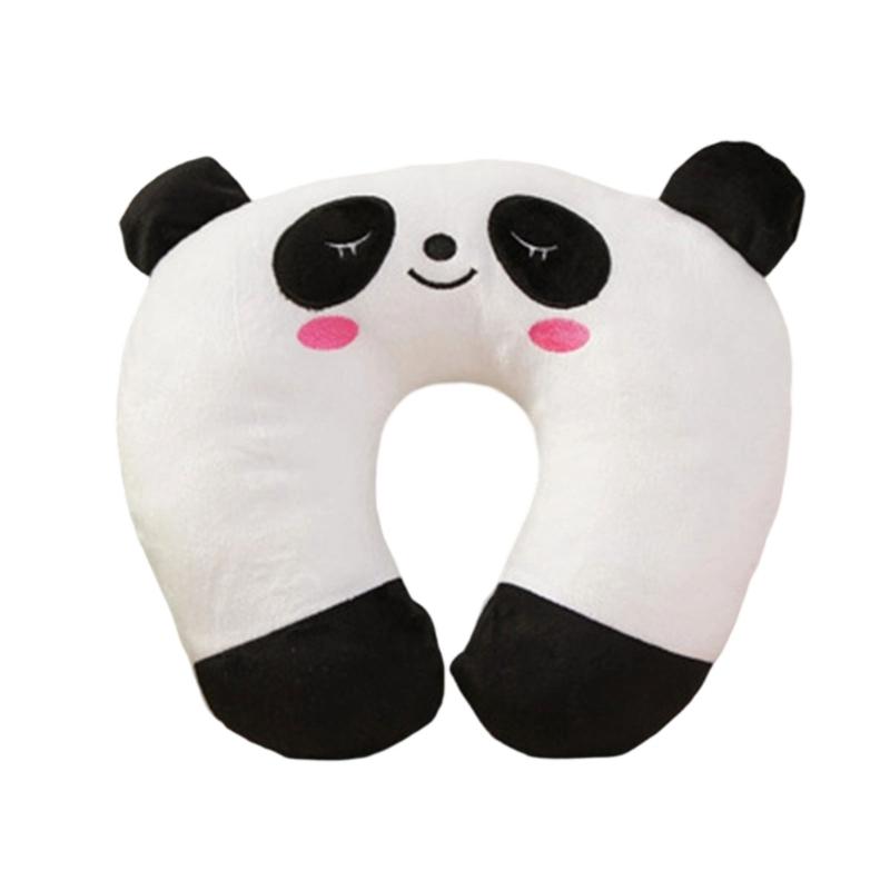 Breathable Travel U Shape Neck Pillow Lightweight Compacts Cartoon Animal Cushion For Airplanes Car And Office Comfort
