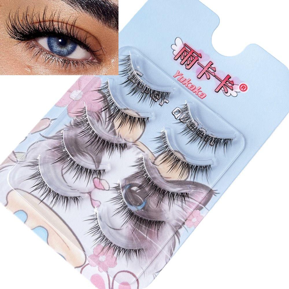 Thai Style Eye Lashes Soft Wispy Eye Makeup Tools 3D Mink False Eyelashes  Eyelashes Extension
