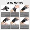Electric Heating Wrist Massager Adjustable 5 Levels Hot Compress 3 Levels Vibration Wrist Guard Band for Carpal Tunnel Relief