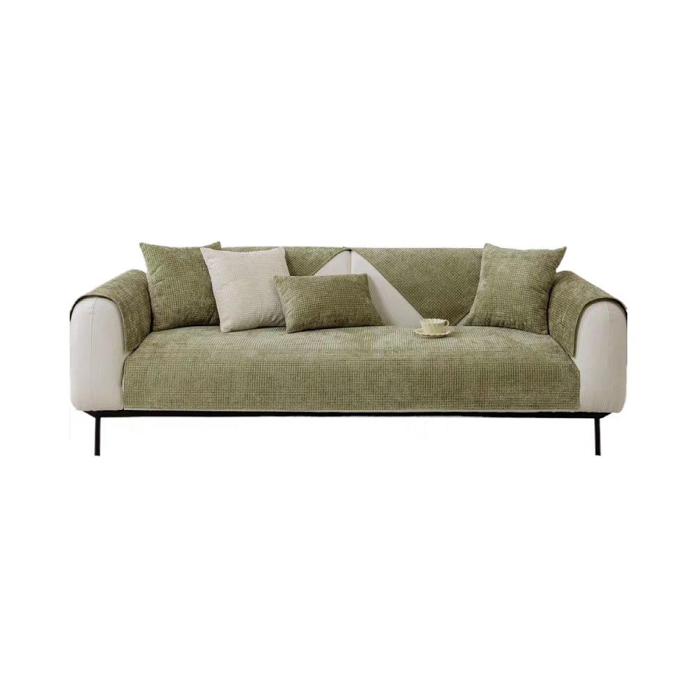 Waffle Four Seasons Universal Sofa Cushion Wholesale Chenier Non-Slip Simple Sofa Cushion Solid Color Sofa Cover Foreign Trade