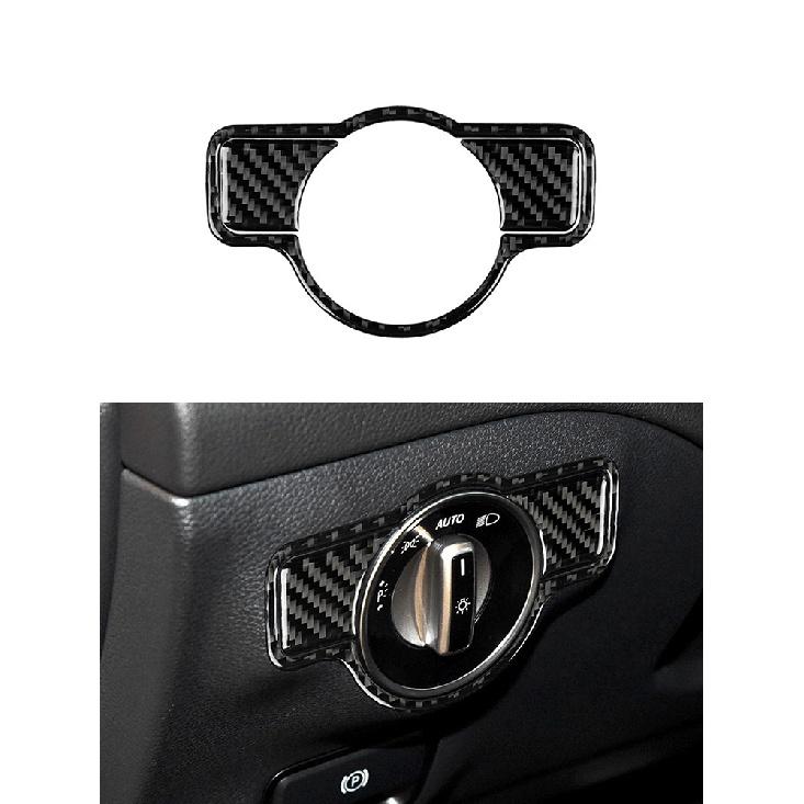 Car Accessories Interior Carbon Fiber Stickers For Mercedes-Benz C Class W204 2007-2013 Entral Console A/C Switch Panel