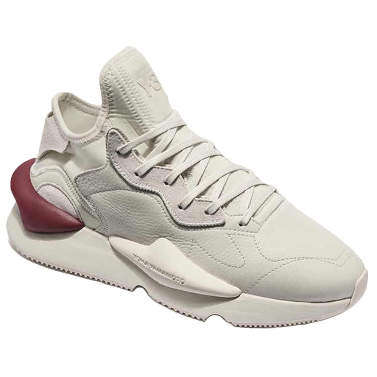 Adidas Y-3 Kaiwa Orbit Grey Collegiate Burgundy Unisex Sneakers Beżowe JR4201