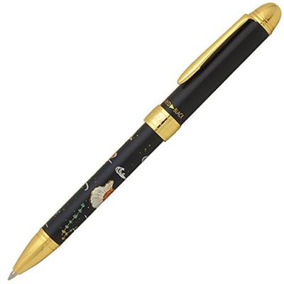 Yumi Makie penna a sfera meccanica Pesce rosso Oro Nero (2 colori + matita) 16-0353-220