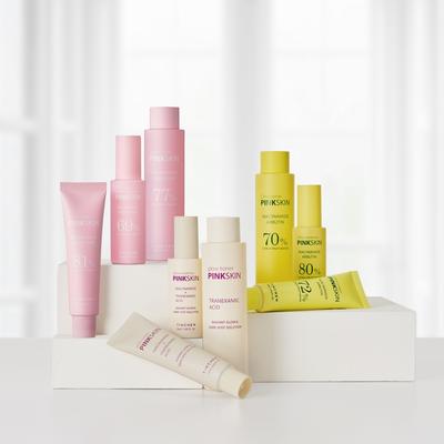 TINCHEW Pinkskin Peach / Citrus / Glow Essence 50ml, Brightening, Nourishing, Moisturizing, Korean Cosmetics, Kbeauty