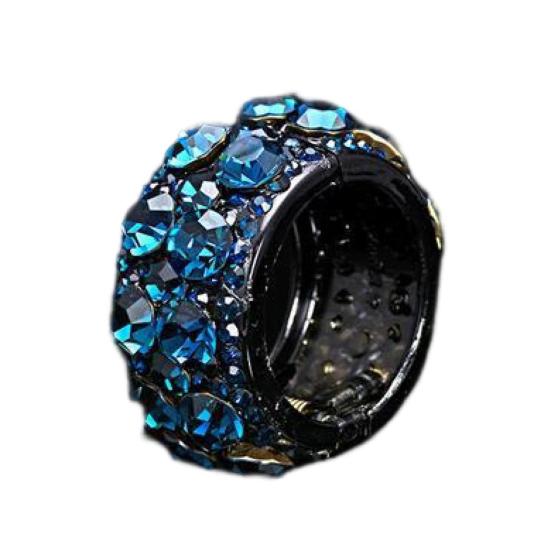 Non-slip Comb Design Elegant Ponytail Hair Clip Colorful Rhinestone Decor Ponytail Hairpin Styling Tool