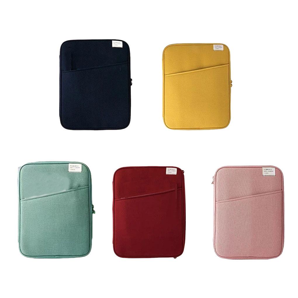 Tablet Sleeve Bag Laptop Pouch Soft Computer Handbag Notebook Keyboard Storage Zipper Closure Mouse Organizer Business