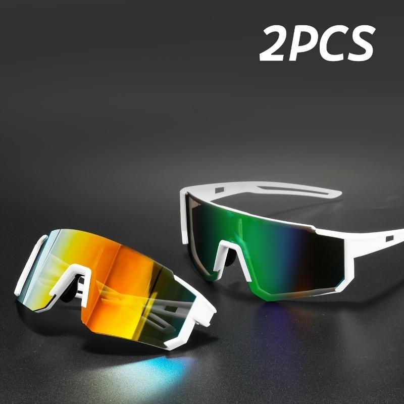 2 Pairs of Frameless Fashionable Glasses for Women and Oversized Classic Glasses for Men