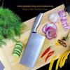 Lightweight All-Steel Small Cleaver with Comfortable Grip and Sharp Blade