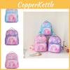 Adorable Cartoon Printed Kindergarten Backpack For Girls With Breathable Canvas Design