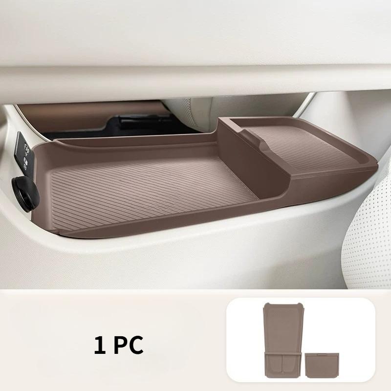 Interior Storage Box For 2026 GWM ORA 5 Center Console Lower Storage Box Cup Holder Sleeve Phone Slot Organizer Car Accessories